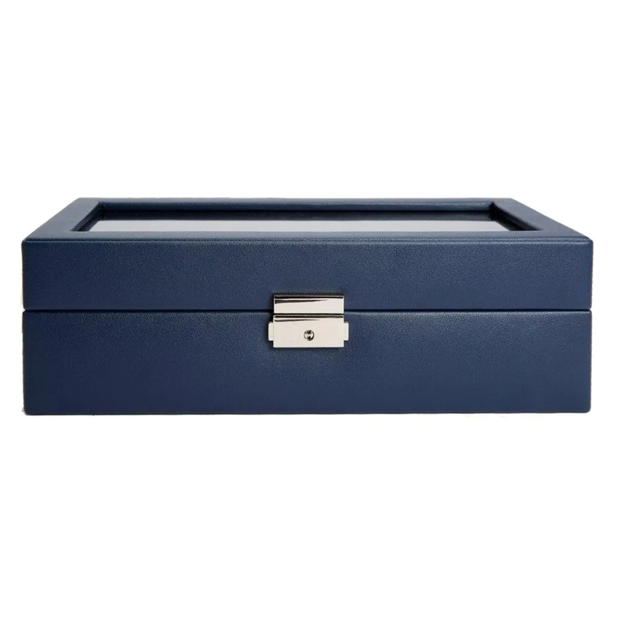 WOLF Heritage 5 Piece Watch Box - Navy