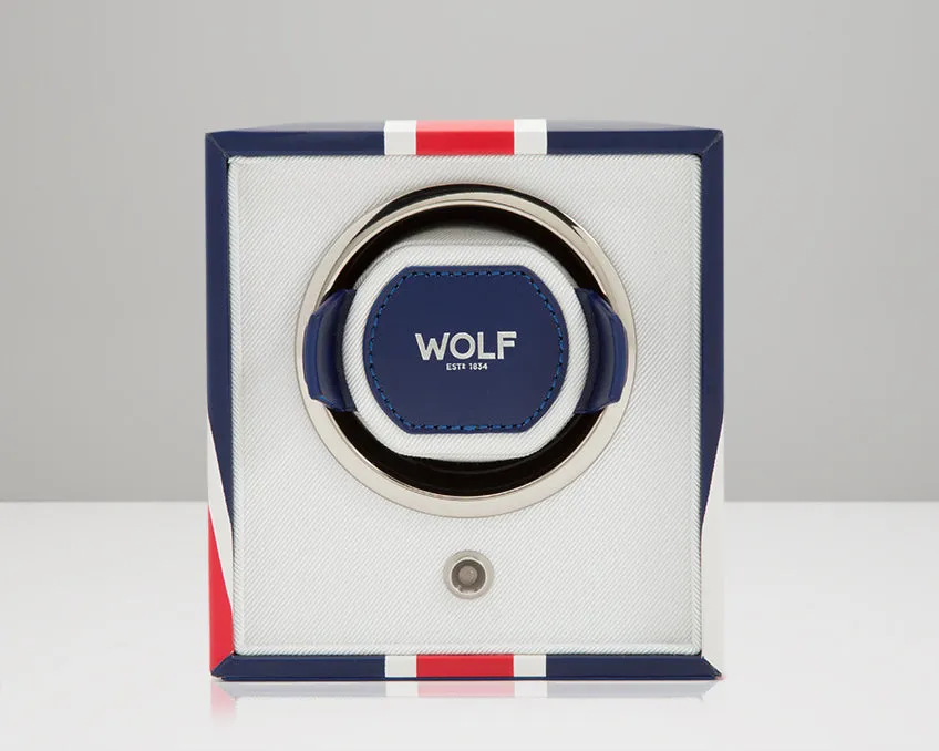 WOLF Navigator British UK Flag Single Cub Watch Winder