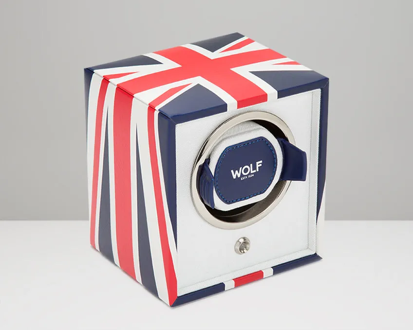 WOLF Navigator British UK Flag Single Cub Watch Winder