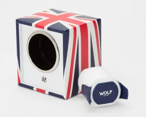 WOLF Navigator British UK Flag Single Cub Watch Winder