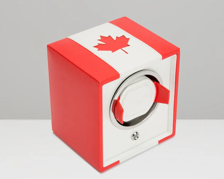 WOLF Navigator Canadian Flag Single Cub Watch Winder