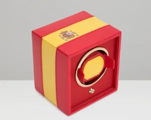 WOLF Navigator Spanish Flag Single Cub Watch Winder