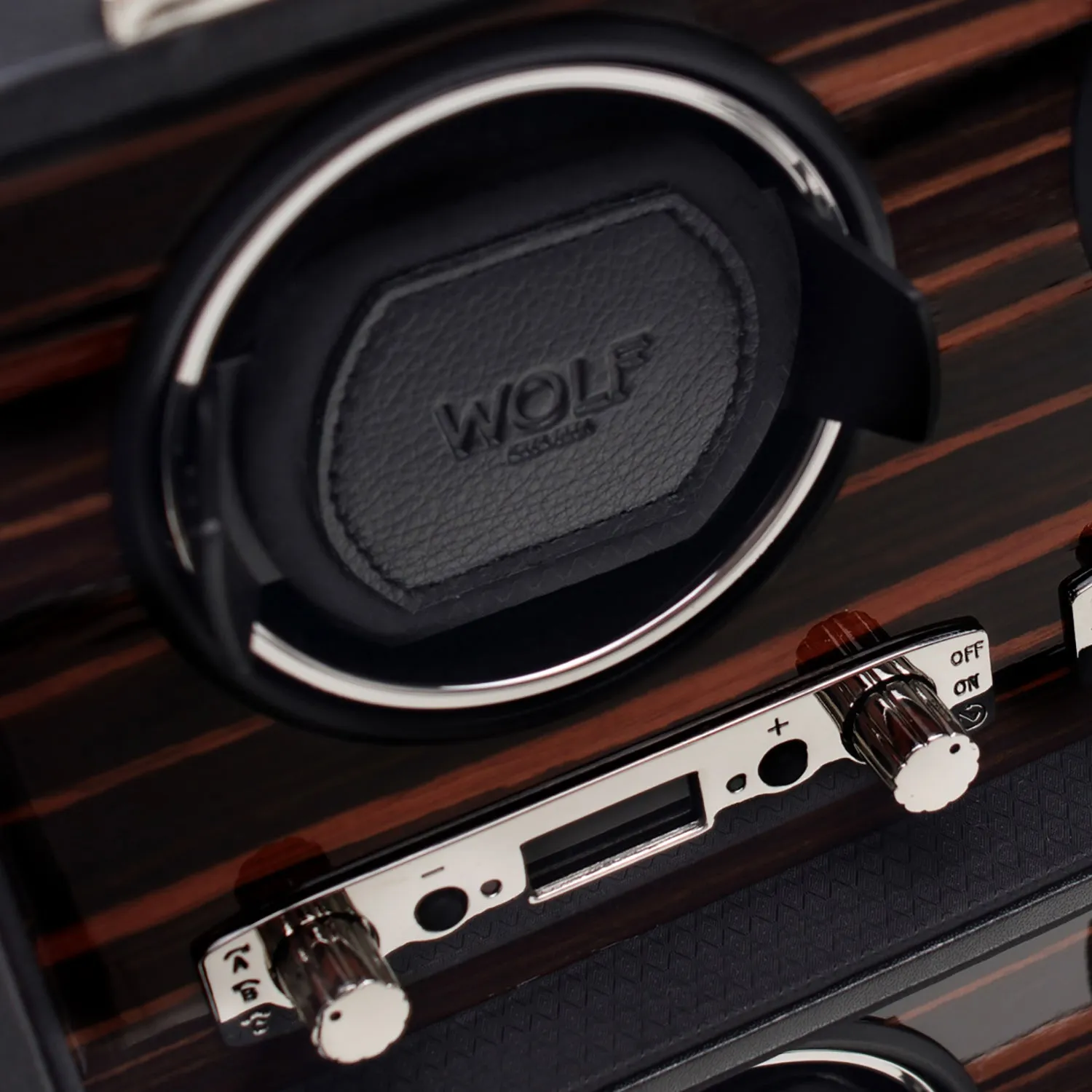 Wolf - Roadster Double Watch Winder with Storage | 457256