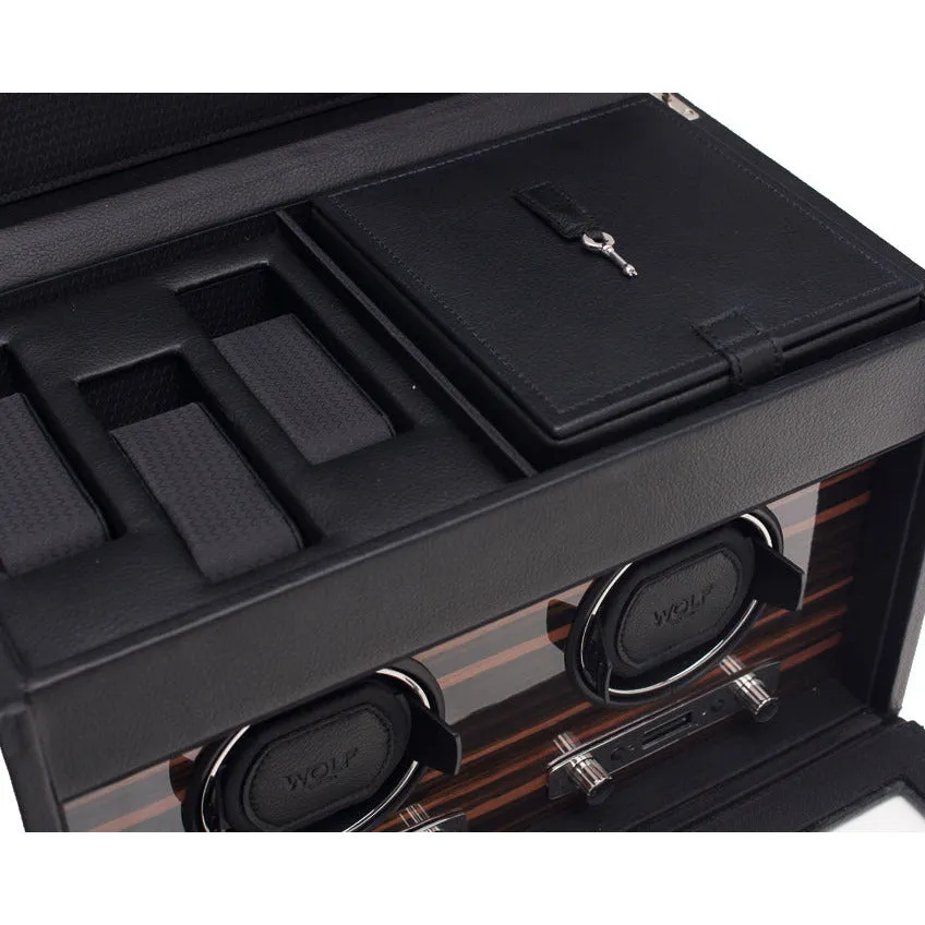Wolf - Roadster Double Watch Winder with Storage | 457256
