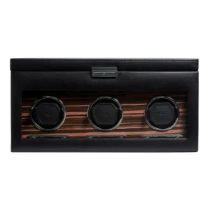 WOLF Roadster Triple Watch Winder with Storage