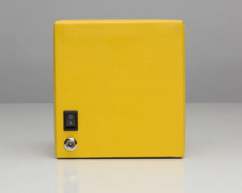 WOLF Single Cub Watch Winder with Cover - Yellow