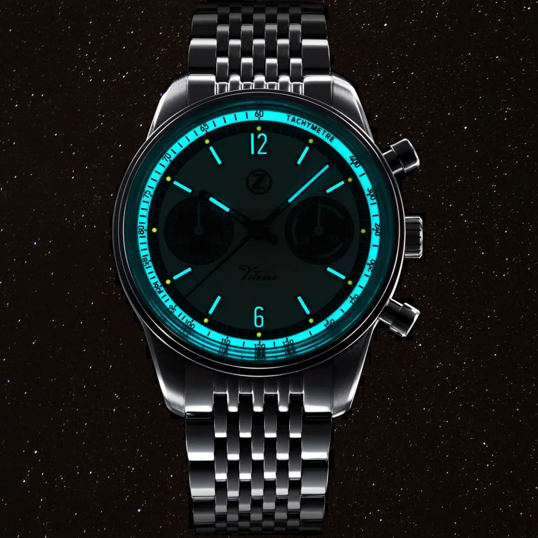 Zelos Vitesse Panda LE Chronograph - Swiss&nbsp;Mvmt - 68hr&nbsp;Reserve